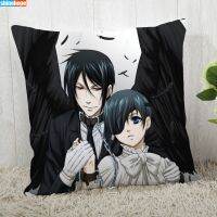 Black Butler Pillow Cover Customize Pillowcase Modern Home Decorative Pillow Case For Living Room 45X45cm,40X40cm