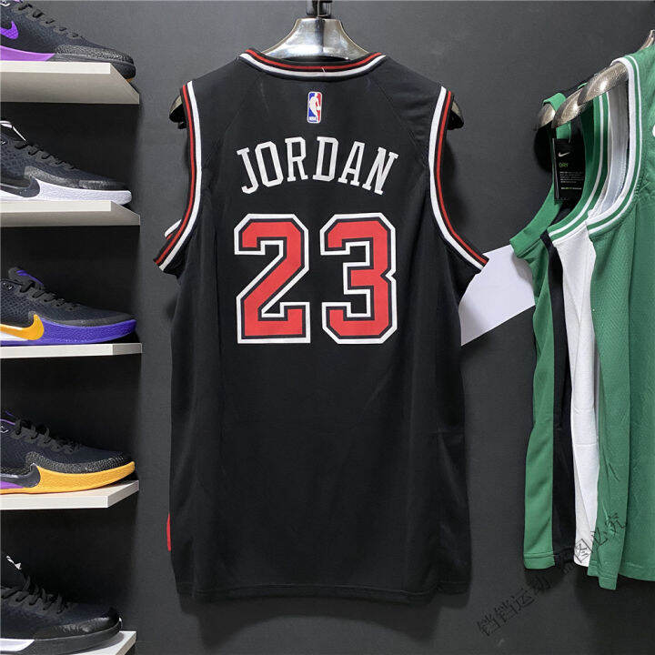 เสื้อบาสเกตบอลชาย-nba-ดั้งเดิม-23-michael-jordan-ชิคาโก-bulls-สินค้าขายดีรุ่น-city-swingman-เสื้อเจอร์ซี่สีดำ