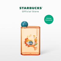 Starbucks Orange Siren &amp; The Earth Water Bottle 14oz. ขวดน้ำสตาร์บัคส์พลาสติก ขนาด 14ออนซ์ A11145317