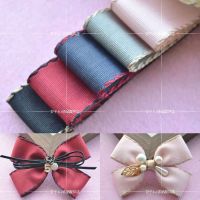 10mm/25mm Bilateral Stripe Grosgrain Ribbons DIY Handmade Hair Bow Clothing Accessories Wedding Party Gift Packing Ribbon 1 Yard Gift Wrapping  Bags