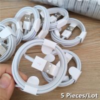 ร้อน hanoe413 - /5ชิ้น/ล็อต1เมตร/3ft TPE สายชาร์จ USB สำหรับ iPhone 13 12 11 PRO X XR 6 6วินาทีสำหรับ iPad Mini Air ค่าใช้จ่ายได้อย่างรวดเร็วโทรศัพท์มือถือสายข้อมูล