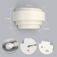 Contemporary Nordic Style 3W6W Decorative Indoor Wall Sconce Lighting For Living Room With Without Plug In WarmCold White