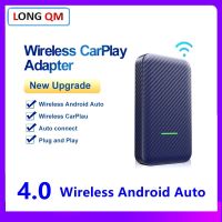 CarlinKit 4.0 Pro Carplay Wireless Android Auto 2 in 1 Adapter Mini Smart Ai Box Auto Connect For Cars With OEM Wired CarPlay