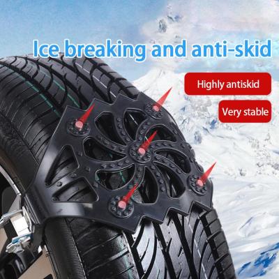 Car SUV Snow Chain Car Tire Tendon Chain Anti-skid Thickened Snow Chain For Ice Snow Mud Sand Safe Driving SUV Auto Accessories