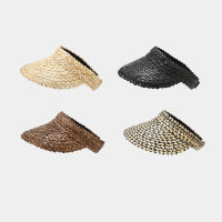 ผู้หญิงหมวกป้องกันแสงแดดปรับ U Nisex ฤดูร้อนที่ว่างเปล่าหมวกด้านบนแฟชั่นแรเงากลางแจ้งผู้หญิงหมวกฟางหมวกชายหาดหมวกปานามา