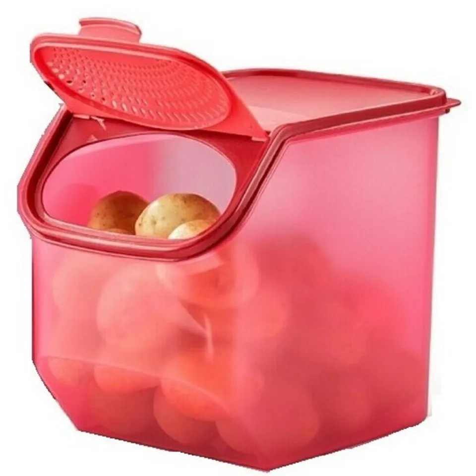 Tupperware Potato Storage Box 5.5L + Onion Storage Container 3L +