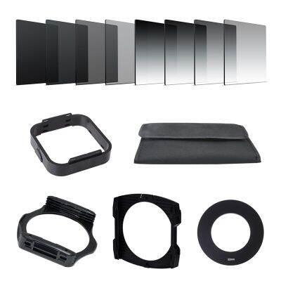 13In1 Universal Gradient Neutral Density ND2 4 8 16 Filter Kits For Cokin P Set DSLR Camera Lens Camera Photography Accessories