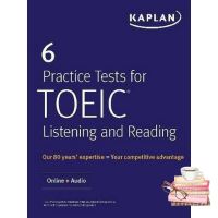 Cost-effective &amp;gt;&amp;gt;&amp;gt; หนังสือภาษาอังกฤษ KAPLAN 6 PRACTICE TESTS FOR TOEIC LISTENING AND READING: ONLINE + AUDIO