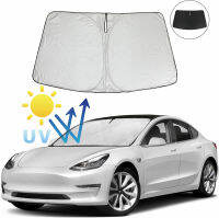 For Tesla Model Y 3 2017-2022 Car Windshield Sunscreen Window Sun Shade Sunscreen Visor Blocks Parasol Coche UV Rays Protection