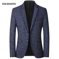 ZZOOI KOLMAOV 2021 new arrival spring&amp;autumn high quality casual blazer men mens suits jackets  casual blazers men plus-size M-4XL