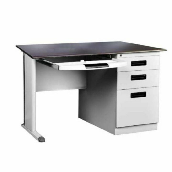 D02 Office Table With Steel Frame and Wood Table Top Lazada PH