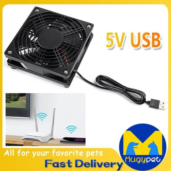 Cooling Fan USB Power Supply Router Radiator TV Box Wireless Cooling