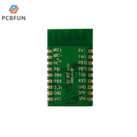 pcbfun โมดูลควบคุมด้วยเสียงออฟไลน์ AI โมดูลการควบคุมด้วยเสียงอัจฉริยะ SU-61T บอร์ดคอนโทรลเสียง