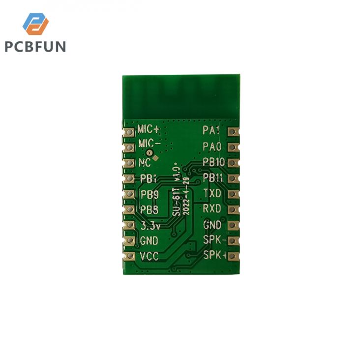 pcbfun-โมดูลควบคุมด้วยเสียงออฟไลน์-ai-โมดูลการควบคุมด้วยเสียงอัจฉริยะ-su-61t-บอร์ดคอนโทรลเสียง