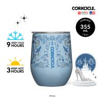 CORKCICLE แก้วสแตนเลส เก็บความเย็นได้นาน 9 ชม. เก็บความร้อนได้ 3 ชม. 355ML รุ่น STEMLESS DISNEY PRINCESS CINDERELLA 12OZ