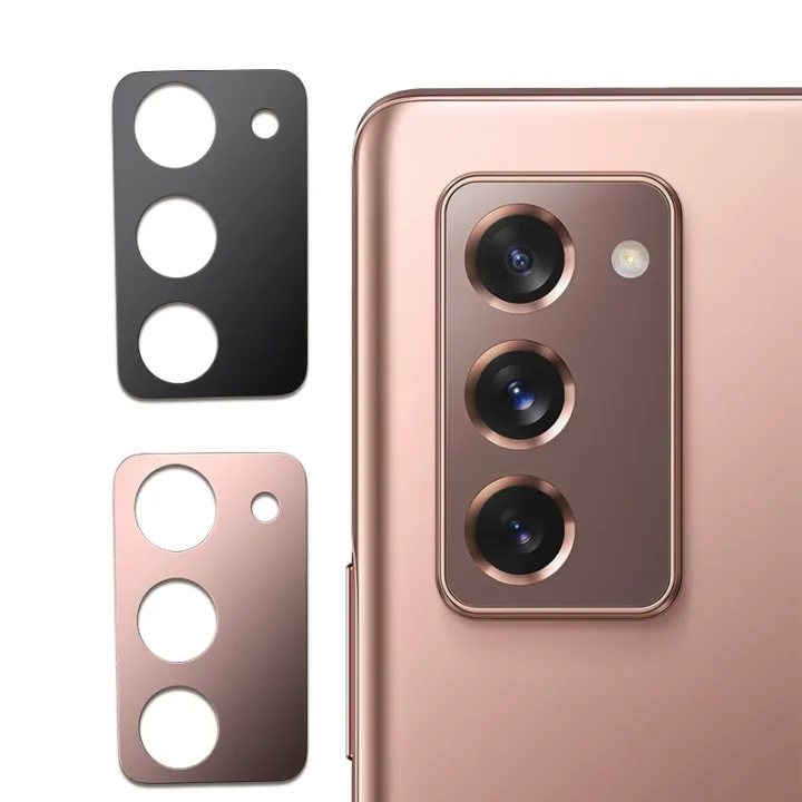 For Samsung Galaxy Z Fold 2 5G S20 FE Back Camera Lens Aluminum Metal Sheet Lens Screen