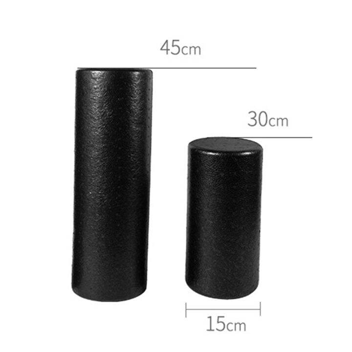 yf-black-foam-roller-massager-relieves-muscle-pain-practical-for-back-legs-exercise-massage