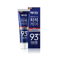 ยาสีฟันเกาหลี หลอดสีน้ำเงิน Median Dental IQ 93% 120 g