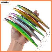 WENKEN 18cm 24g Wobblers หมุนได้ อุปกรณ์ตกปลา เครื่องมือตกปลา กบ Popper เหยื่อ เหยื่อปลอม ตะขอ เหยื่อตกปลา