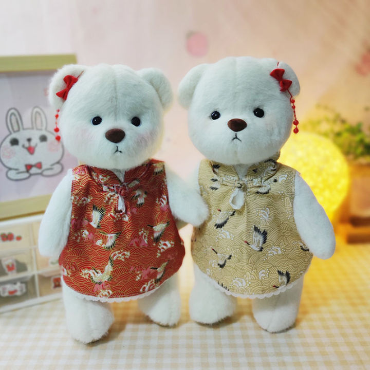 hot-เสื้อผ้าหมี-lena-ขนาดกลางตุ๊กตาหมีตุ๊กตาตุ๊กตาแมวตุ๊ดบิ๊กอายเสื้อกันหนาวชุดป้องกัน