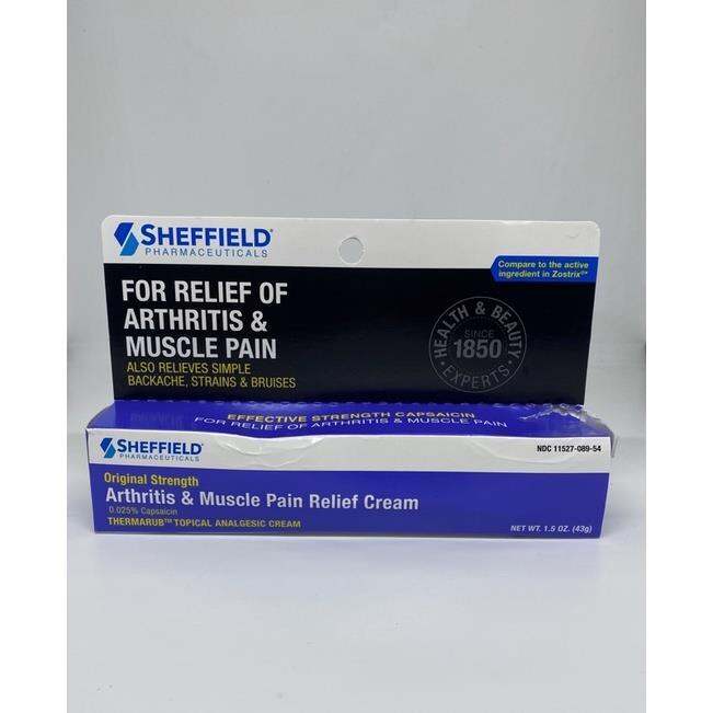 Dr. Sheffield’s Arthritis Muscle Pain Relief Cream 43g Lazada PH