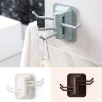 【CC】◎  Storage Holders Racks Adhesive Clip Rotatable Improvement Room Supplies Rack