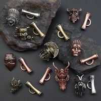 skull claspe hooks sword pendant Paracord Beads for Jewelry Making Supplies Vintage Dragon Skull Spacer Beads Diy Bracelet