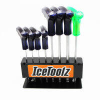 Icetoolz จักรยานประแจแรงบิด2-8มิลลิเมตรสกรูน็อตความหนาแน่นเครื่องมือ TwinHead ประแจชุดเครื่องมือจักรยาน Multitool ชุดของเครื่องมือ7M85