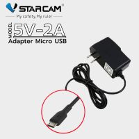 Promotion Adapter DC 5V 2A 2000mA อะแดปเตอร์แบบ Micro USB ของแท้จากโรงงาน Vstarcam สำหรับกล้องวงจรปิด พร้อมส่ง อะ แด ป เตอร์ อะแดปเตอร์ รถยนต์