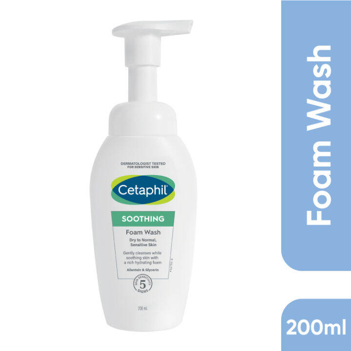 Cetaphil Soothing Foam Wash 200mL Lazada