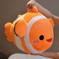 1Pc 50/60Cm Cute Deep Sea Animal Clownfish Plush Toy Kawaii Room Decoration For A Childs Birthday Gift