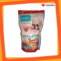 Pookie biscuits ขนมสุนัข บิสกิตรูปกระดูก รสรวม 400 g