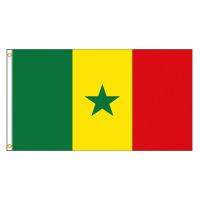 90x150cm Senegal Flags Hanging Indoor Outdoor for Decoration