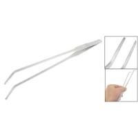 10.4 quot; Long Stainless Steel Curved Tweezer for Fish Tank Plants