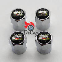 จุกลม ยางรถยนต์ พร้อมโลโก้ Mugen Power มูเก้น 1 ชุด (4 อัน) - Car Tire Valve Caps