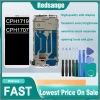 Redsange AMOLED LCD ของแท้สำหรับ OPPO R11/R11s สัมผัสหน้าจอ LCD หน้าจอดิจิตอลแทนการประกอบสำหรับ OPPO R11 R11s จอแสดงผล TFT โอแอลอีดีพร้อมกรอบ