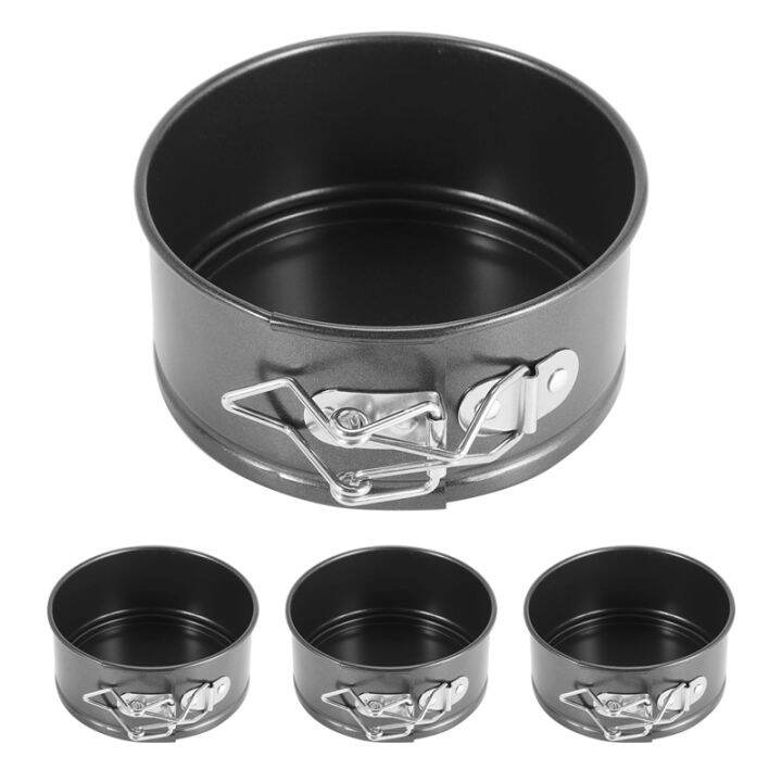 4-Inch Mini Springform Pan Set - 12 Piece Small Cheesecake Pan for Mini  Cheesecakes, Pizzas and Quiches 