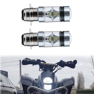 100W 6000K 1100LM H6 LED Headlight Light White Ice Blue For Suzuki LTZ 400 Z400 QUADSPORT  Yamaha YFZ350 Honda TRX 250 350 450 Bulbs  LEDs  HIDs