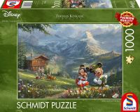 จิ๊กซอว์ Schmidt - Mickey and Minnie in the Alps  1000 piece  (ของแท้  มีสินค้าพร้อมส่ง)