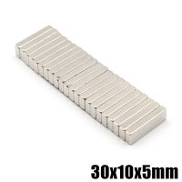 2/5/10/20/30Pcs 30x10x5 NdFeB Neodymium Magnet Super Powerful Block Permanent Magnetic imanes 30x10x5