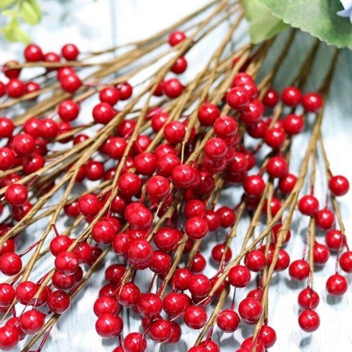 1pcs-red-berry-branch-fortune-fruit-artificial-flower-diy-christmas-wedding-table-decoration-valentines-day-gifts