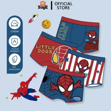 New Marvel Children Underwear Hero Spiderman Cartoon Panties Boys