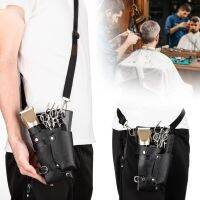 Salon Stylist Hairdressing Tool Belt Bag, Professional Hairdressing Tool Bag, Barber s Comb Holster Belt กระเป๋าหนัง PU ~