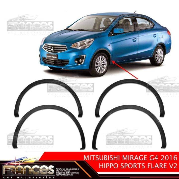 MIRAGE G4 FENDER FLARE 201420201 SLIM TYPE G4 accessories Lazada PH