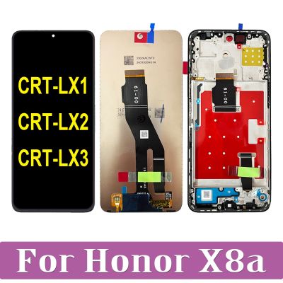 6.7 Original For Huawei Honor X8a CRT-LX1 CRT-LX2 CRT-LX3 LCD Display Touch Screen Digitizer Assembly For HonorX8a LCD