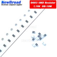 100pcs 0603 SMD 1/8W chip resistor resistors 0 ohm ~ 10M 0R 1K 4.7K 4K7 10K 100K 1 10 100 220 330 ohm 0R 1R 10R 100R 220R 330R WATTY Electronics