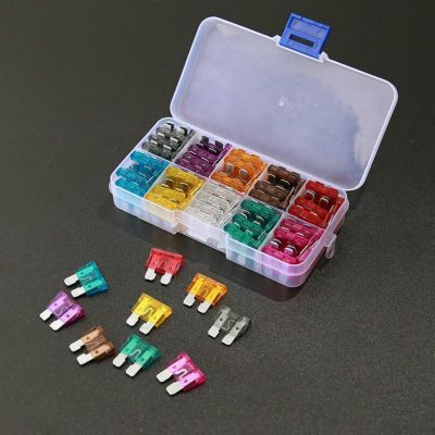 【jw】☃❡  50/100pcs Profile Small Size Car Fuse Assortment Set for Truck 2.5/3/5/7.5/10/15/20/25/30/35A with