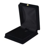 1Pc Handy Velvet Necklace Jewelry Gift Display Box Ring Bracelet Storage Case Black