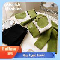 ALDRICH กางเกงฉลามเอวสูงแฟชั่นเล้กกิ้งกีฬาฟิตเนสฤดูหนาวฤดูใบไม้ร่วง