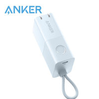 Anker 511 พาวเวอแบงค์ 5000mah 2-in-1เพาเวอร์แบงแท้ หัวชาร์จโทรศัพท์ PD 30W หัวชาร์จเร็ว iPhone พาวเวอร์แบงค์ แบตเตอรี่สำรอง for iPhone 14/13, Samsung S22/S21, Google Pixel, Apple Watch, AirPods